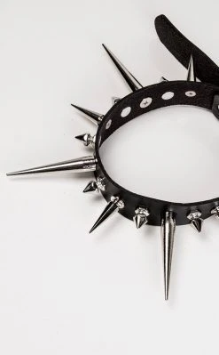Cold Black Heart Hellraiser Spiked Choker Chokers