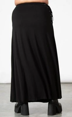 Killstar Clothing Hellverina Split Maxi Skirt 16 Killstar Clothing Hellverina Split Maxi Skirt