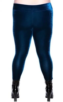 Killstar Clothing Hematite Leggings [SAPPHIRE]