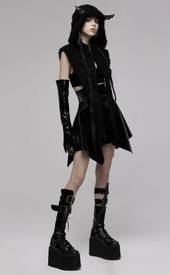 Punk Rave Hibernation Hooded Scarf Accessories