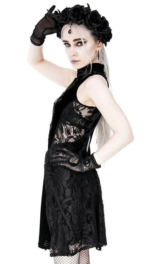 Restyle Clothing High Neck Crescent Lace Dress 5 Restyle Clothing High Neck Crescent Lace Dress