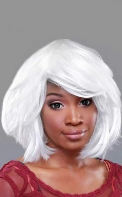 Rockstar Wigs Hologram 12 Inch White Bobbed Wig