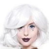Rockstar Wigs Hologram 12 Inch White Bobbed Wig 2 Rockstar Wigs Hologram 12 Inch White Bobbed Wig