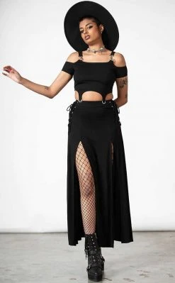 Killstar Hurricane Crop Top Clothing