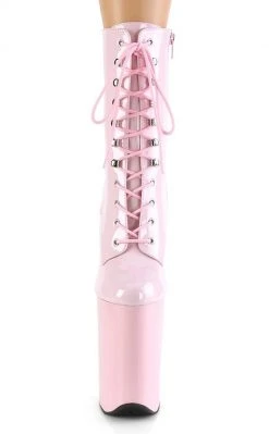 Pleaser Pole Shoes INFINITY-1020 Baby Pink Ankle Boots