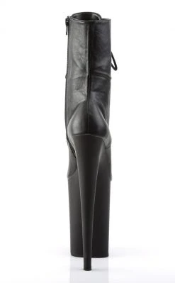 Pleaser Pole Shoes INFINITY-1020 Black Matte Ankle Boots