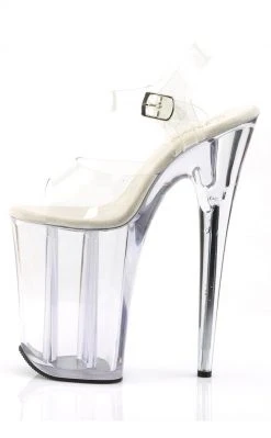 Pleaser Pole Shoes INFINITY-908 Clear Heels
