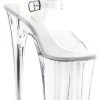 Pleaser Pole Shoes INFINITY-908 Clear Heels