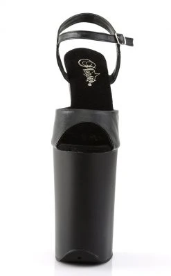 Pleaser INFINITY-909 Black / Black Matte Heels
