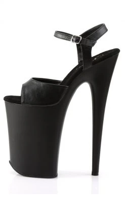 Pleaser INFINITY-909 Black / Black Matte Heels