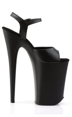 Pleaser INFINITY-909 Black / Black Matte Heels