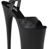 Pleaser INFINITY-909 Black / Black Matte Heels