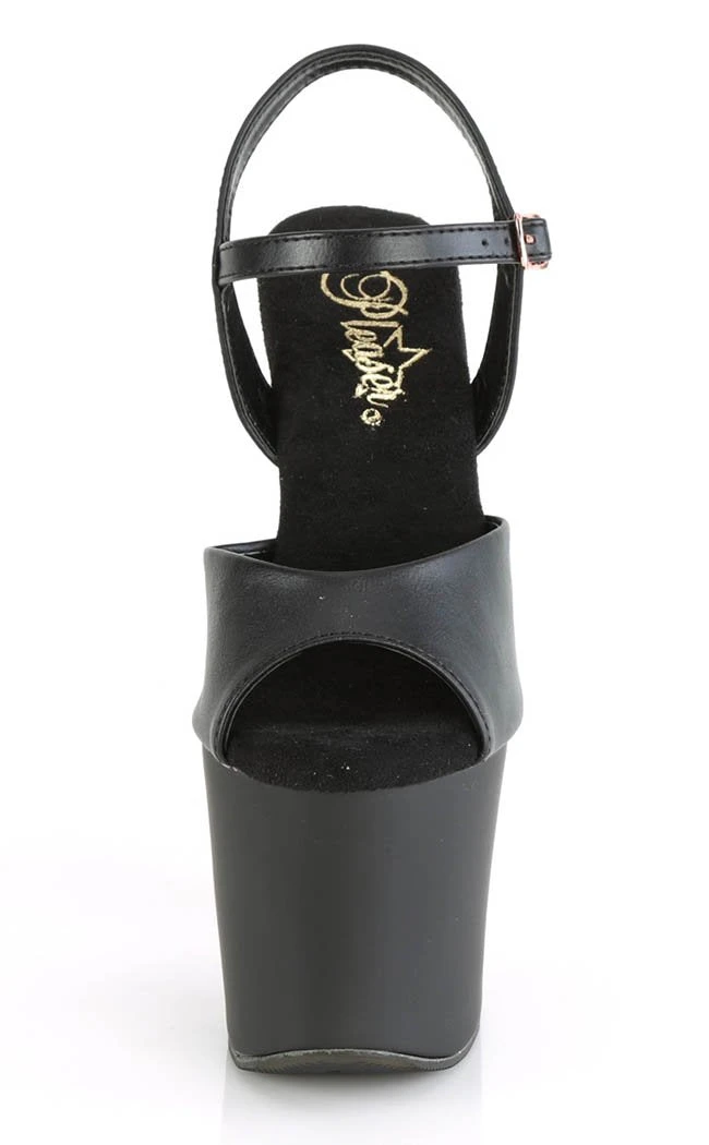 Pleaser Pole Shoes IRONGRIP-709 Black Matte/Copper Brass Knuckle Heels 4 Pleaser Pole Shoes IRONGRIP-709 Black Matte/Copper Brass Knuckle Heels