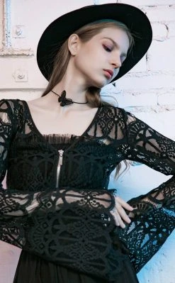 Punk Rave Clothing In Bloom Lace Cardigan