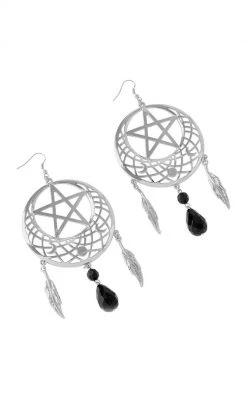 Killstar In Your Dreams Earrings | Silver Accessories