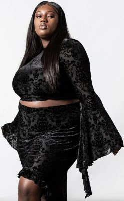 Killstar Incarnate Lace Up Top