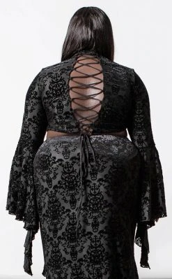 Killstar Incarnate Lace Up Top