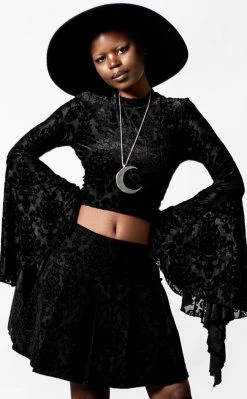 Killstar Incarnate Lace Up Top