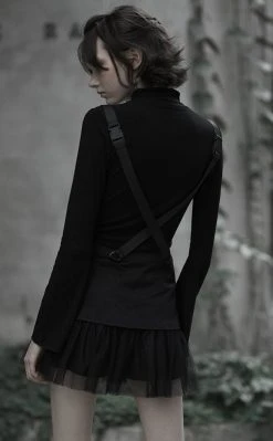 Punk Rave Into The Fray Pinafore Mini Skirt