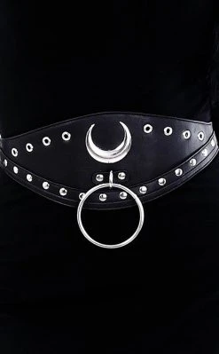 Restyle Iron Moon Waist Belt Accessories
