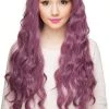 Rockstar Wigs Beauty Isla Long Dusty Plum Wavy Wig
