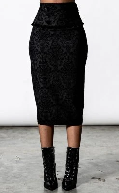 Killstar Isolde Midi Skirt Clothing