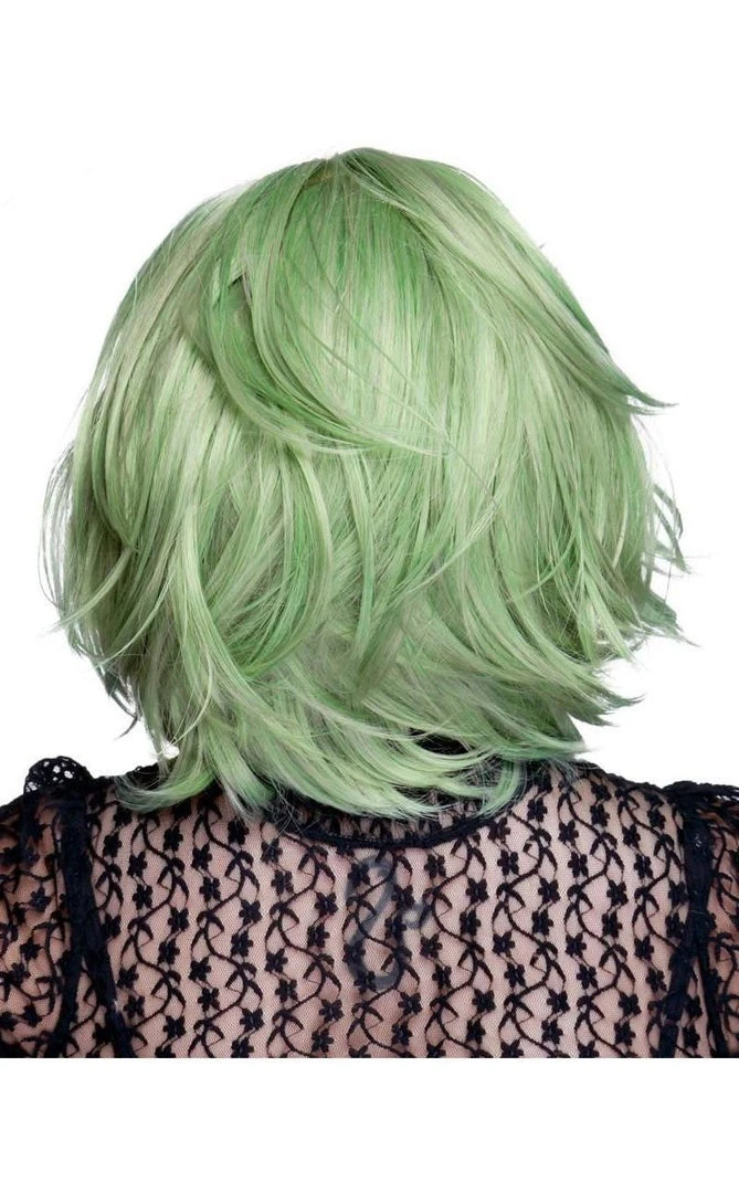 Rockstar Wigs Jade Dark Mint Bobbed Wig 6 Rockstar Wigs Jade Dark Mint Bobbed Wig