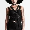 Killstar Jaded Strap Top Top | Black Clothing