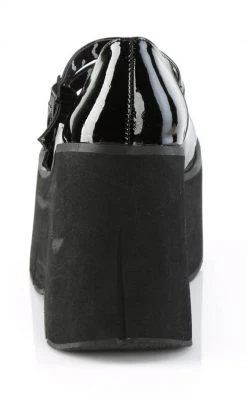 Demonia KERA-08 Black Patent Platform Mary Janes Shoes