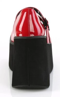 Demonia KERA-08 Red Patent Platform Mary Janes