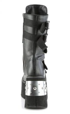 Demonia KERA-108 Black Platform Plated Wedge Boots Platform Shoes 10 Demonia KERA-108 Black Platform Plated Wedge Boots Platform Shoes