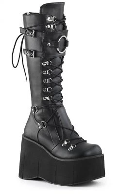 Demonia KERA-200 Black Knee High Platform Boots (Au Stock)