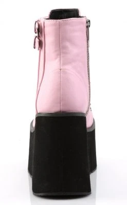 Demonia KERA-21 Baby Pink Platform Ankle Boots 10 Demonia KERA-21 Baby Pink Platform Ankle Boots
