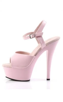 Pleaser KISS-209 Baby Pink Patent Heels Pole Shoes