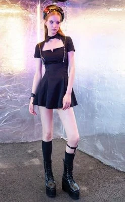 Punk Rave Killswitch Halter Skirt Clothing