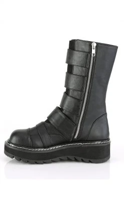 Demonia LILITH-211 Black Vegan Leather Boots