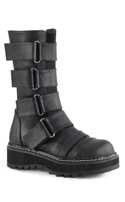 Demonia LILITH-211 Black Vegan Leather Boots