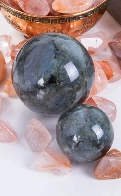 Crystals Witchcraft Labradorite Spheres