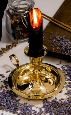 Candles New Arrivals Languid Flicker Candle Holder | Brass