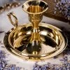Candles New Arrivals Languid Flicker Candle Holder | Brass