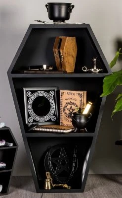 The Haunted Mansion Large Curiosity Cabinet Coffin Book Shelf