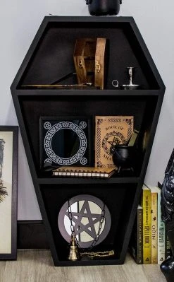 The Haunted Mansion Large Curiosity Cabinet Coffin Book Shelf