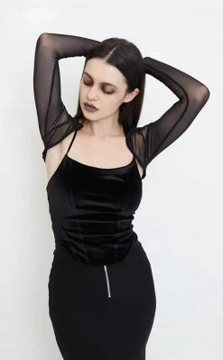 Mary Wyatt Lealu Mesh Shrug Top 10 Mary Wyatt Lealu Mesh Shrug Top