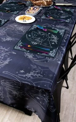 The Haunted Mansion Les Familiers Large Tablecloth Home & Gifts
