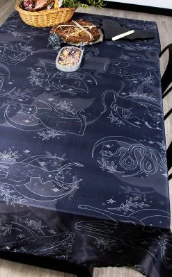 The Haunted Mansion Les Familiers Large Tablecloth Home & Gifts