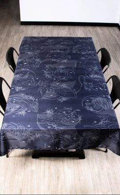 The Haunted Mansion Les Familiers Large Tablecloth Home & Gifts