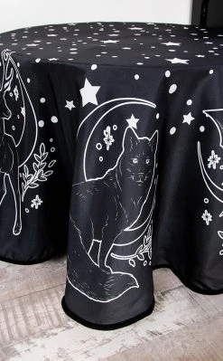 The Haunted Mansion Les Familiers Round Tablecloth