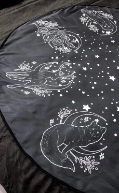 The Haunted Mansion Les Familiers Round Tablecloth