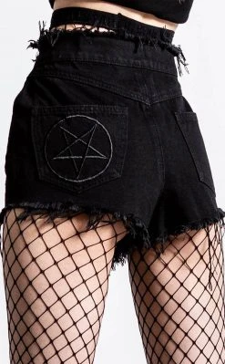 Killstar Lil' Devil Denim Shorts
