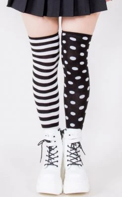 Music Legs Li'l Miss Matched Stockings Clothing